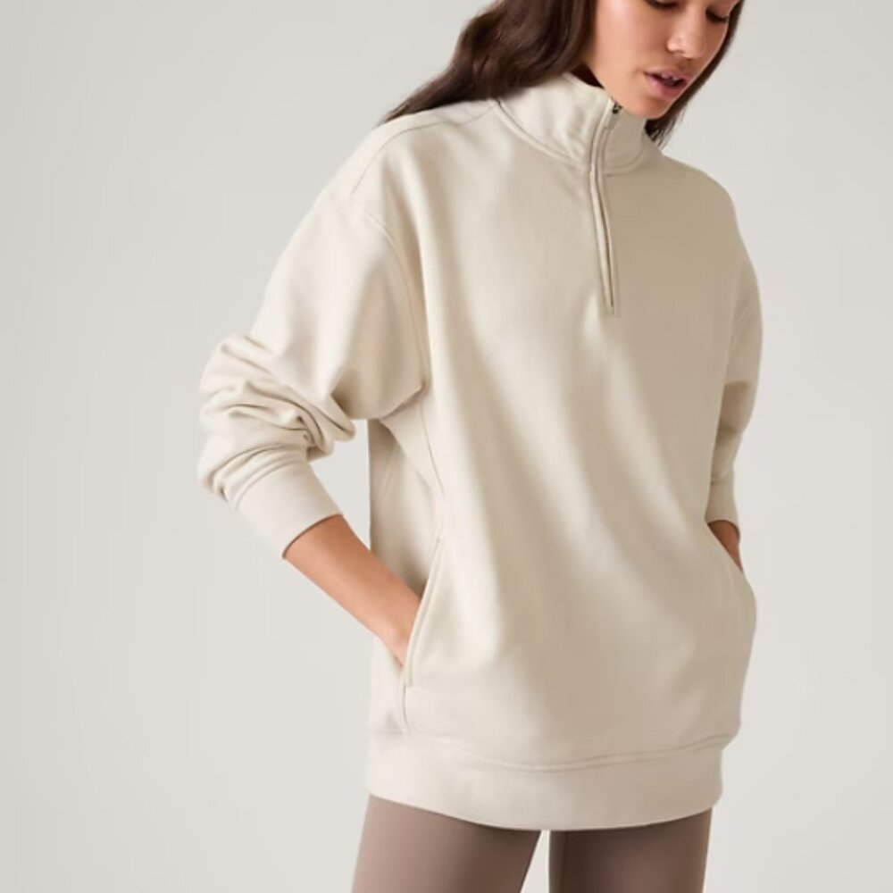 Athleta Forever Fleece 1/4 Zip